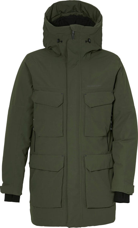 Didriksons drew usx parka 8 heren outdoorjas - deep green