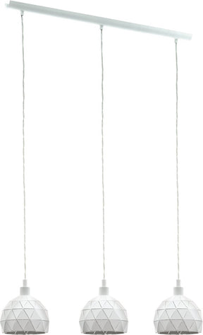 Eglo roccaforte hanglamp - e14 - 75 cm - wit