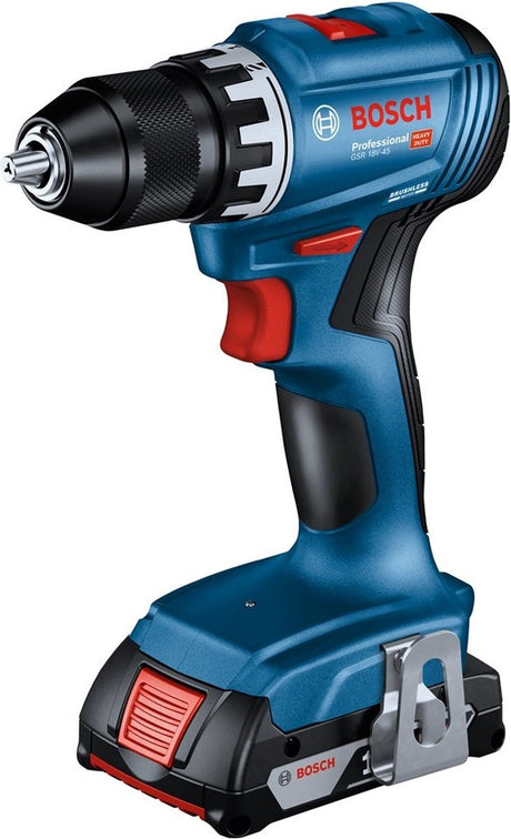 Bosch professional pro gsr 18v-45 accu schroefboormachine 2x 2.0ah - 06019k3202