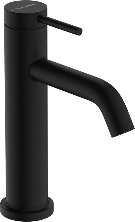 Hansgrohe tecturis s - wastafelkraan - ééngreeps bediening - coolstart energiebesparend - met trekwaste - 110mm maat - mat zwart