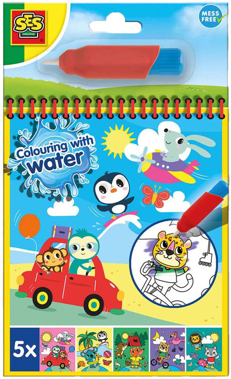 Ses creative ses kleuren met water kleurboek - op reis