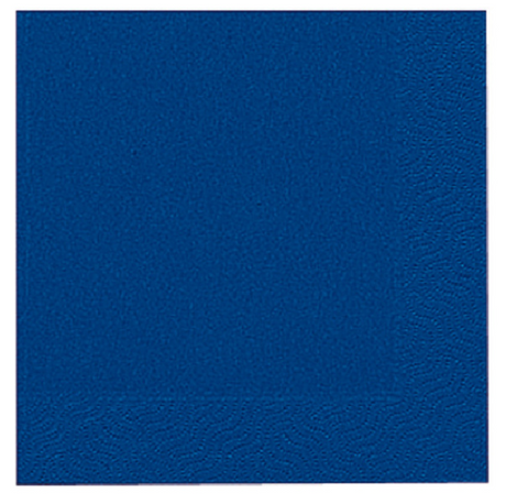 Duni servetten dark blue 3-laags 33x33