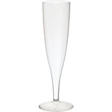 Duni crystallo champagneglazen 13.5 cl 10 stuks transparant
