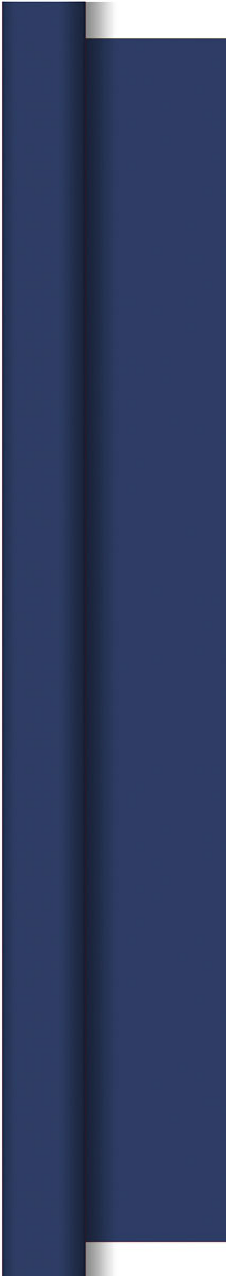 Duni damast dark blue 118x800cm