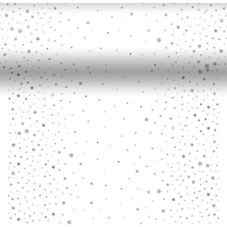 Duni 3-in-1 silver stardust 40x480