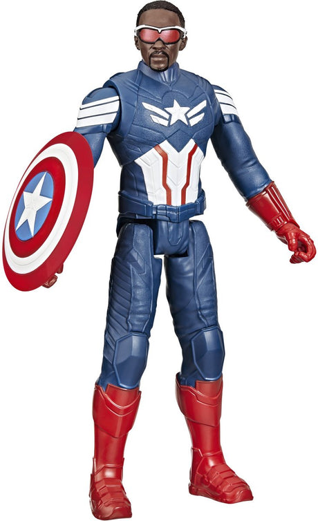 Hasbro captain america actiefiguur marvel titan hero 30 cm speelgoed.