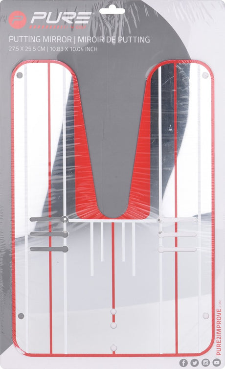 Pure2improve golf spiegel - putting mirror - 27,5x25,5 cm