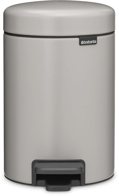 Brabantia newicon prullenbak - 3 liter badkamer - soft grey