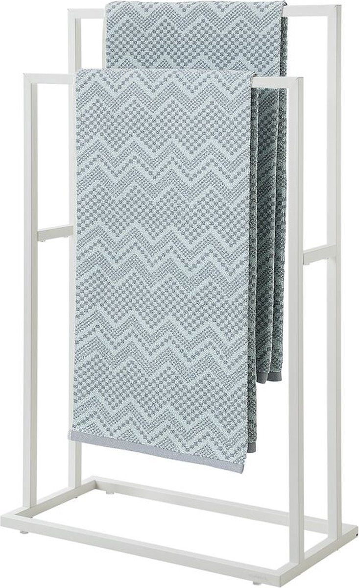 Sealskin carré - handdoekrek vrijstaand - 24 x 48 x 78,5 cm - voor 2 handdoeken - wit