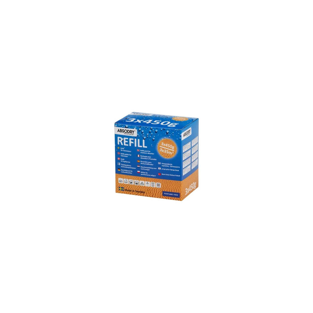 Absodry classic refill 3x450gr