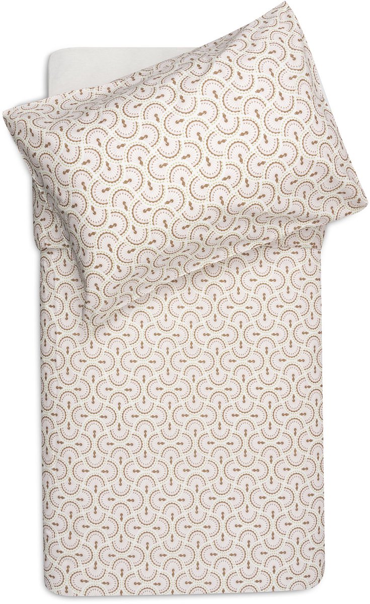 Jollein dekbedovertrek met sloop - 140x200cm - soft plumes