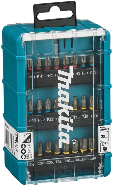Makita e-25068 bitset – kruiskop phillips, kruiskop pozidriv, t-profiel