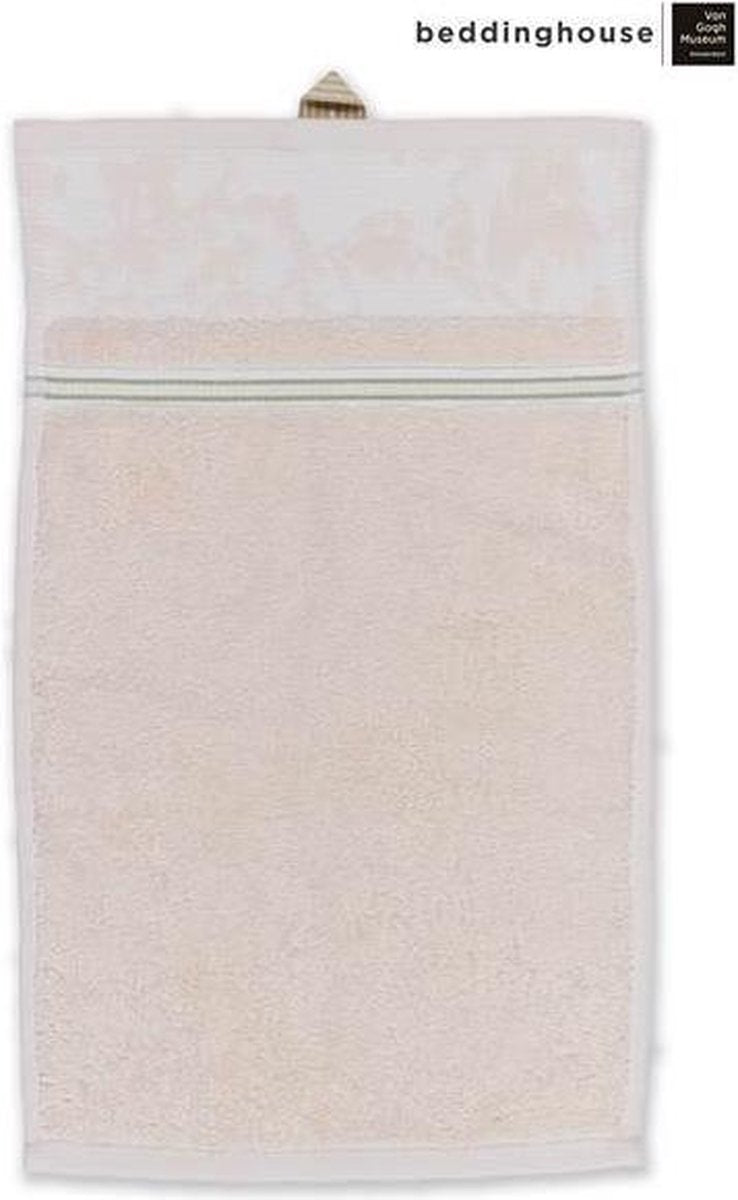 Beddinghouse fleurir - gastendoekje - 30x50 cm - off-white