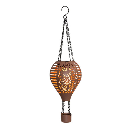 Anna's collection solar luchtballon vlameffect terra 10led 12,7x38cm 1xaaa 300mah