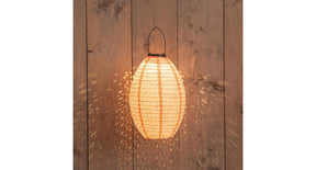 Solar lampion 22x32cm koraal marrakesh
