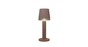 Tafellamp solar 1led 8.5x8.5x21.5cm zand