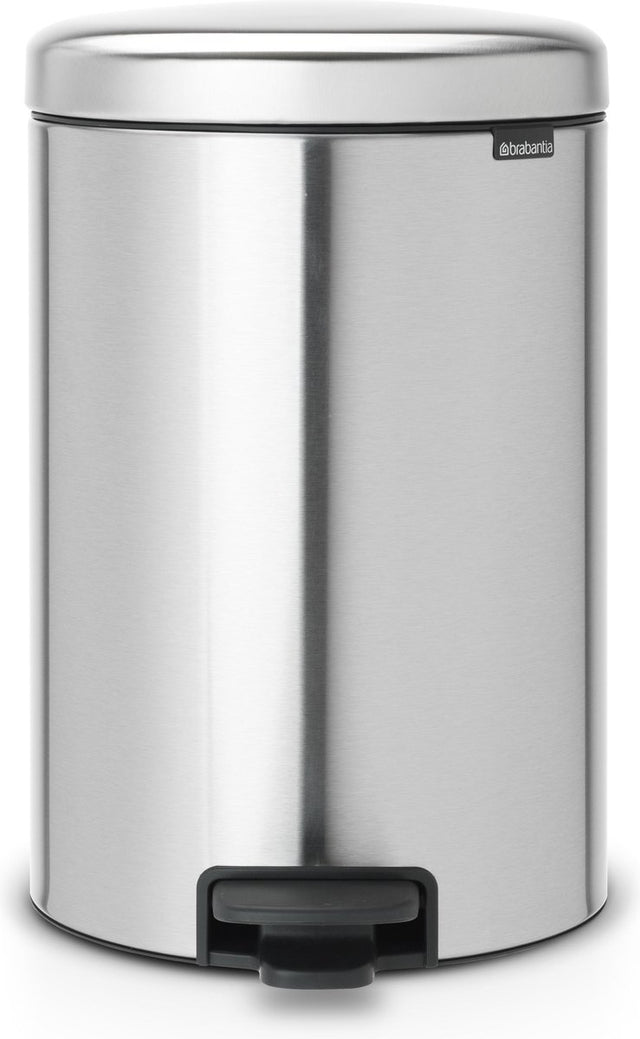 Brabantia newicon prullenbak - 20 liter - matt steel fingerprint proof