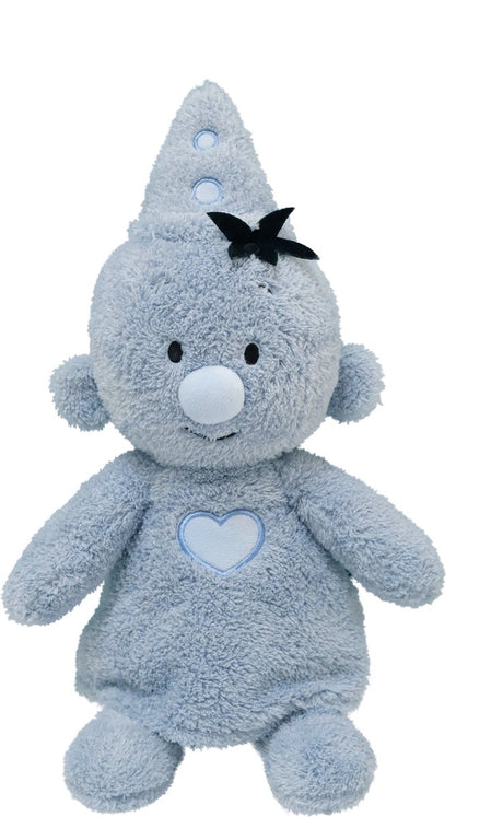 Bumba knuffel fluffy pluche - blauw, 35cm