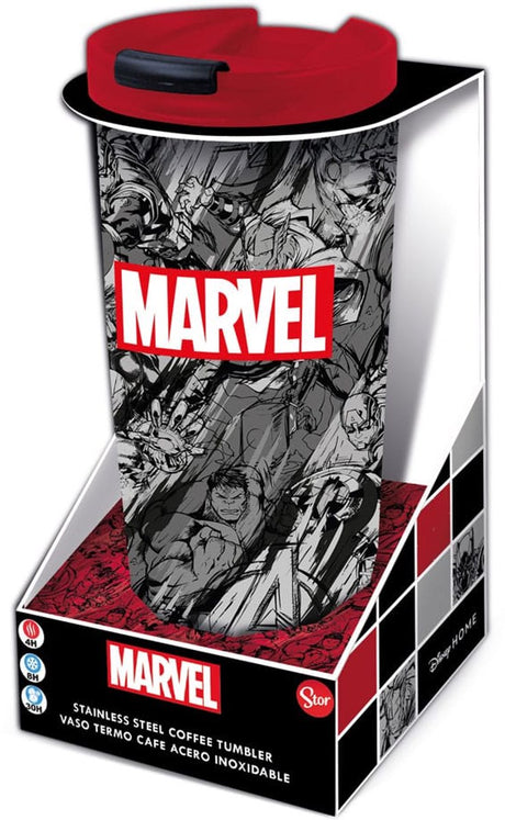 Stor marvel stainless steel travel tumbler marvel pattern kitchen- and tableware