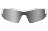 Trivio - fietsbril vento nova wit lens zwart mirror