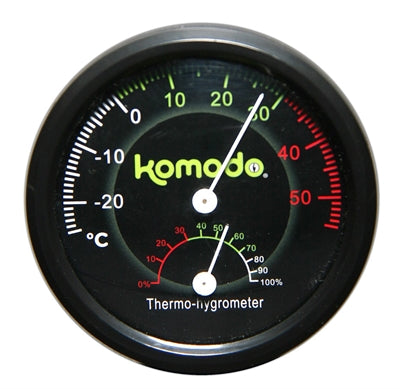 Komodo Thermometer Hygrometer Analogue