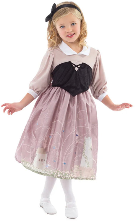 Little adventures - sleeping beauty jurk - met haarband – maat l (110-122) 110
