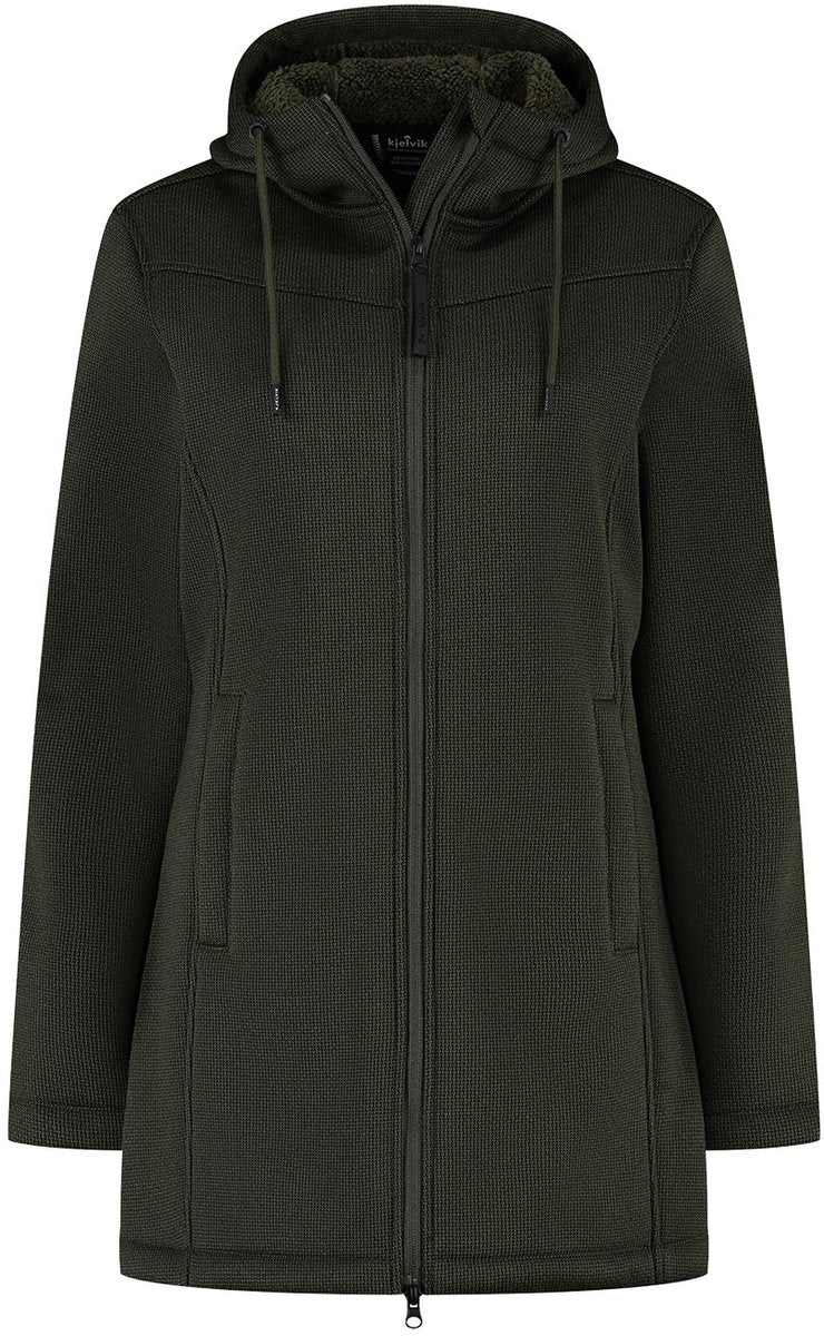 Kjelvik maartje dames outdoorvest - groen