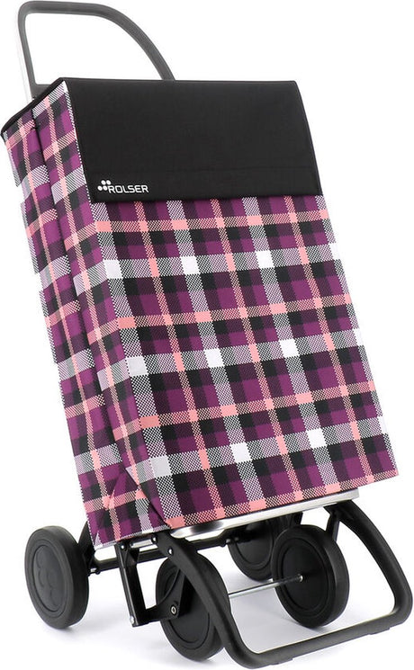Rolser boodschappentrolley jean scottish - 4 wielen - more