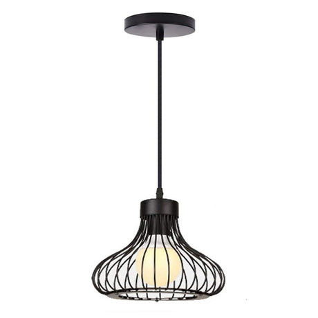 Homestyle pro mk013-b industriële hanglamp 23x20 cm zwart metaal