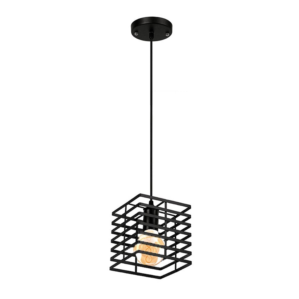 Homestyle pro homestyle mk015-b industriële hanglamp 15x18 cm zwart metaal