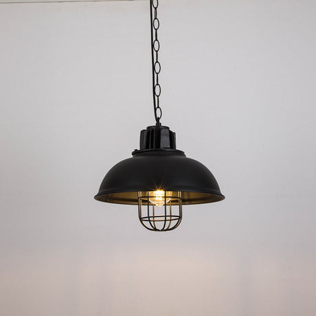 Homestyle pro mk107-bb industriële hanglamp 33x26 cm zwart metaal