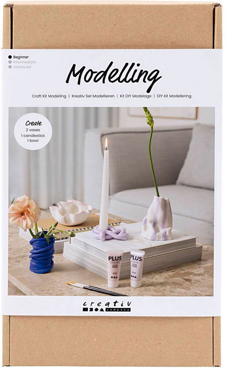 Creativ company hobbyset boetseren potten en vazen