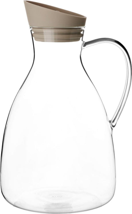 Viva scandinavia - hydratatie infusion karaf voor icetea - zonder filter - 2,0 liter - khaki
