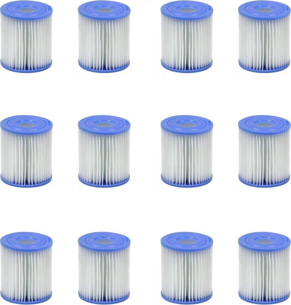Intex 29007 29008 filtercartridges h set van 12 stuks