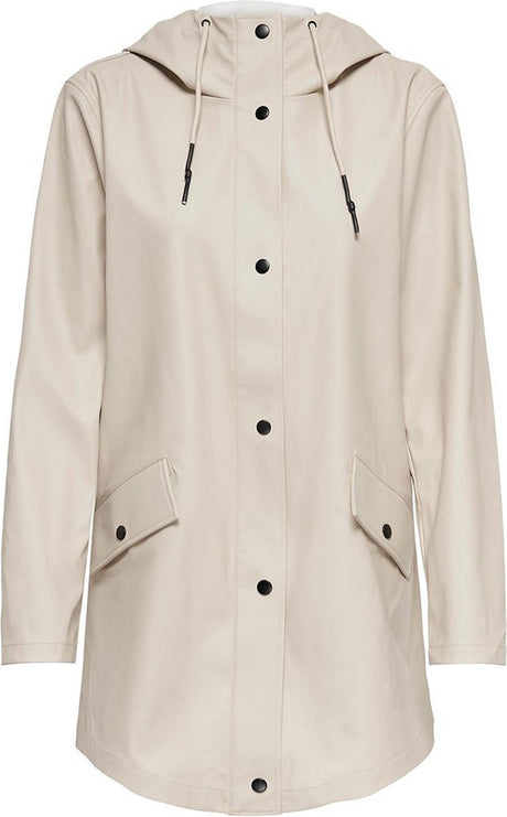 Only jas onlelisa raincoat otw noos 15261734 silver lining dames maat - m