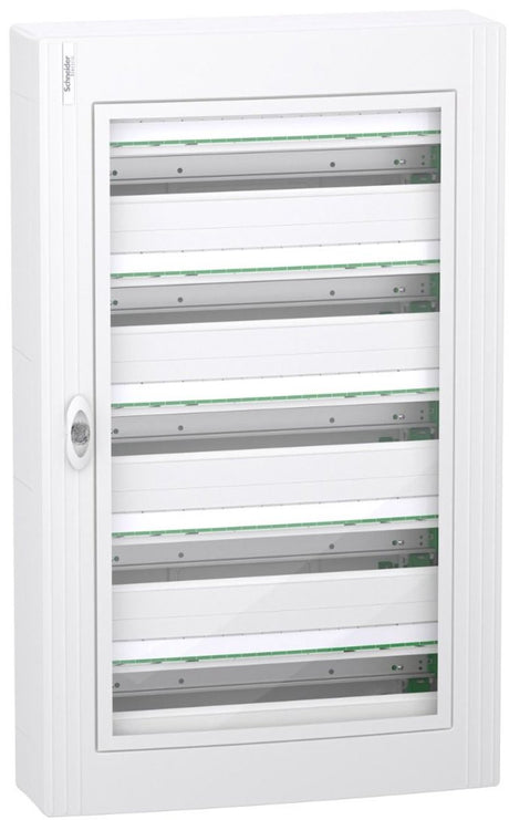 Schneider electric prismaset lege zekeringkast 5-rijen 120 modules met transparante deur (lvsxm524)