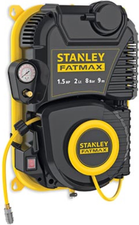 Stanley - professionele compressor - zonder olie - walltech - low noise - 24 l 1.5 pk 8 bar