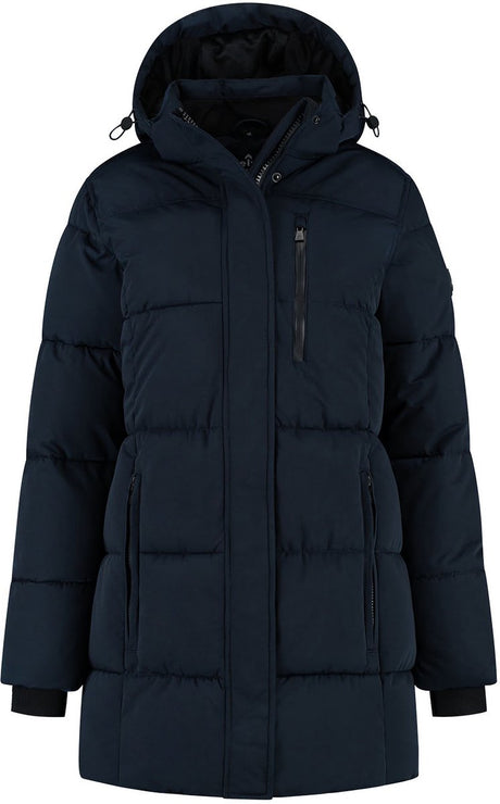 Kjelvik starlet dames outdoorjas - donker blauw 44