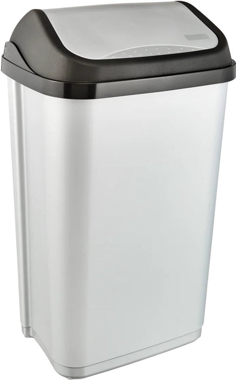 Keeeper swing bin swantje vuilbak 39x29x66 - 50 l lichtgrijs 10308