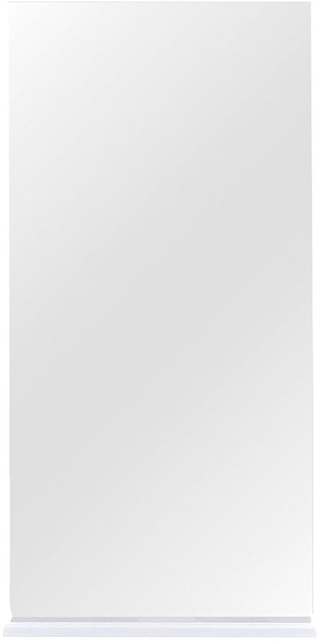 Differnz tight badkamerspiegel - met planchet van 12 cm diep - rechthoekige vormgeving - vervaardigd uit mdf - afmetingen 80 x 40 x 12 cm - kleur wit - fsc gecertificeerd materiaal