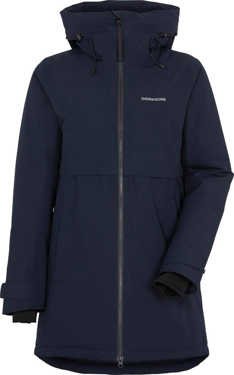 Didriksons helle wns parka 6 dames outdoorjas - dark night blue