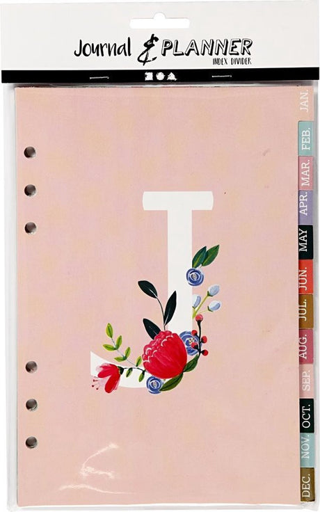 Creativ company index divider, a5 150x210 mm, 1 stuk, goud, koraal, rood