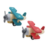 Wooden double deck plane