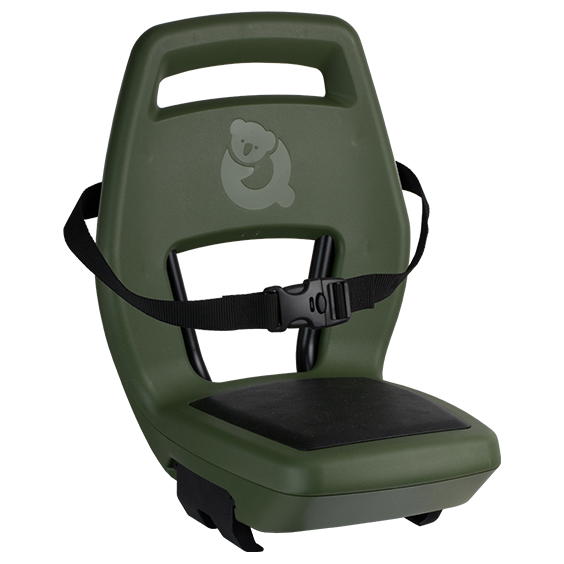 Qibbel Q343 rear seat 6+ junior with footrests and protective plates green