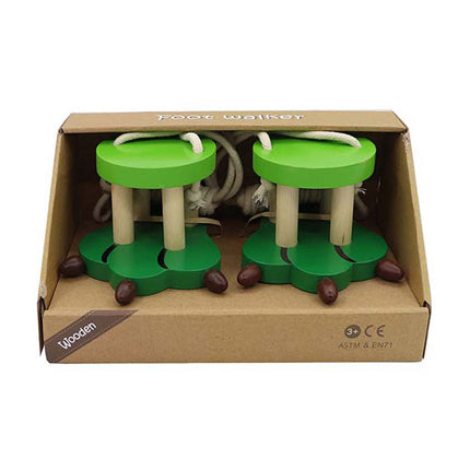 Houten loopklossen - dino