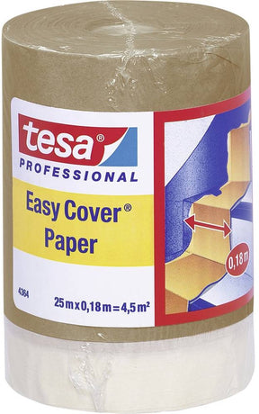 Tesa 04364-00001-01 afdekpapier easy cover lichtbruin (l x b) 25 m x 18 cm 1 stuk(s)