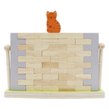 Houten blokken muur balansspel, 44dlg.