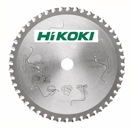Hikoki accessoires hikoki cirkelzaagblad 185x20 z48 -rvs.