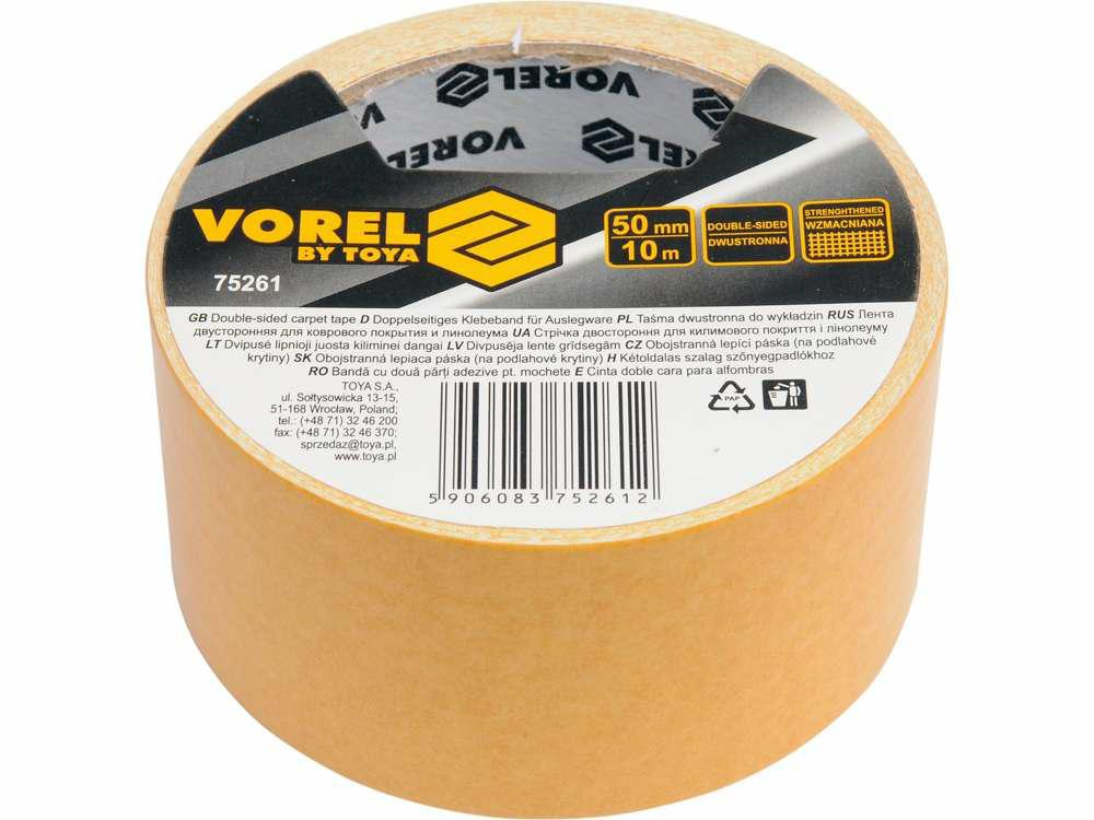 Vorel dubbelzijdige vloerbedekking 50mm*10m