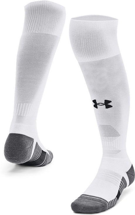 Under armour ua magnetico 1pk otc unisex sportsokken - wit - grijs - zwart